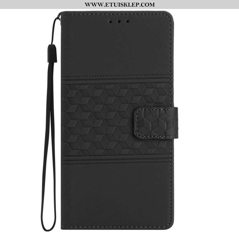 Etui Folio do Oppo Reno 8 Kostki 3d